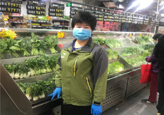 志廣果蔬草橋店長(zhǎng)——楊桂芳