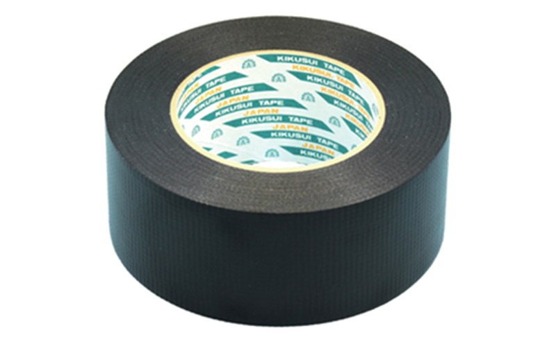 原裝進口日本菊水黑色編織布遮蔽膠帶,可用于暗室黑色遮蔽用,醒目提醒,防止遮蔽施工后忘記撕除